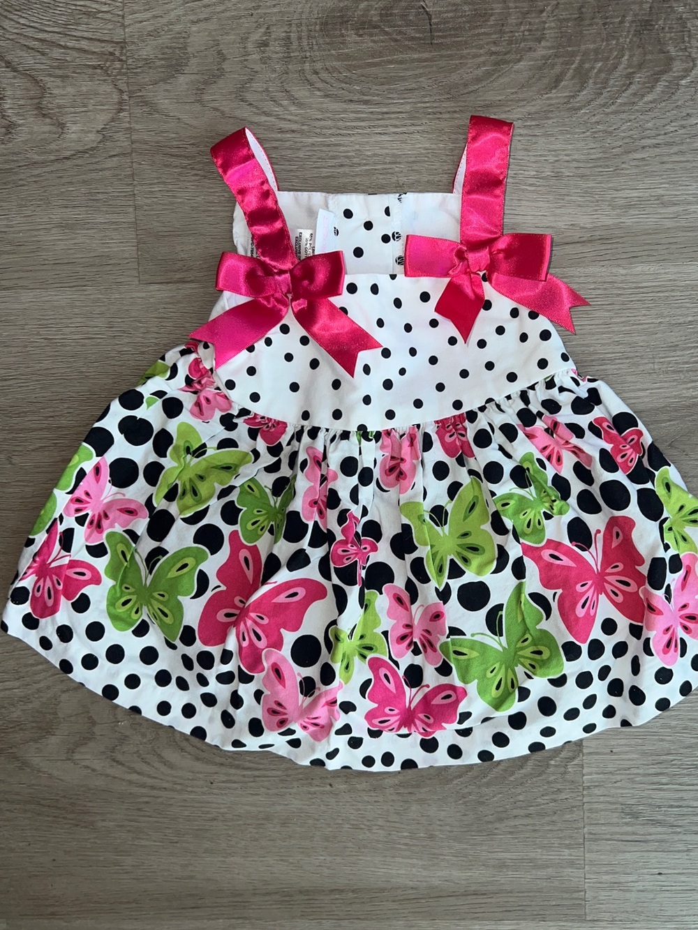 Bonnie Baby Girls Cute Summer Dress Size 3/6 Months